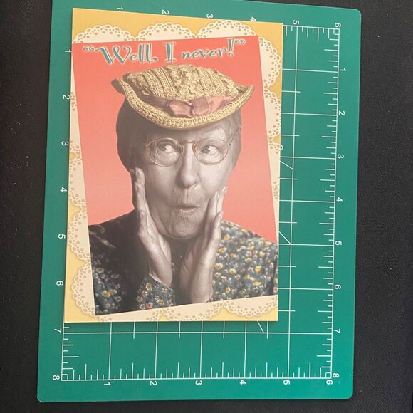 Bundle Combo Leanin' Tree Greeting Card & Magnet Set Beverly Hillbillies Granny - Picture 7 of 12